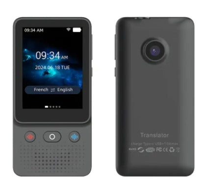 2025 Smart Ai Translator 138 Language Real Time Response With Speakers Portable