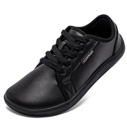 Minimalist Shoes Men Wide Toe Barefoot Shoes Leather Sneakers Lightweight Shoes
