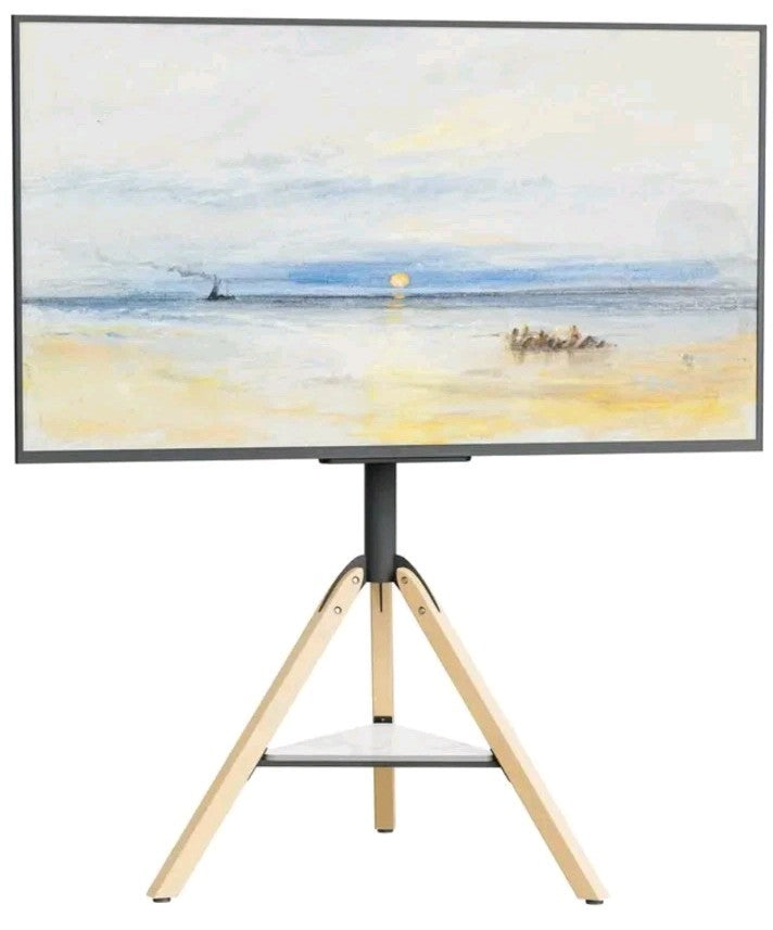 Tripod TV Stand for 40-75” LED LCD Flat Screen Height Adjustable Floor TV Stand