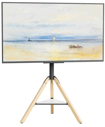 Tripod TV Stand for 40-75” LED LCD Flat Screen Height Adjustable Floor TV Stand