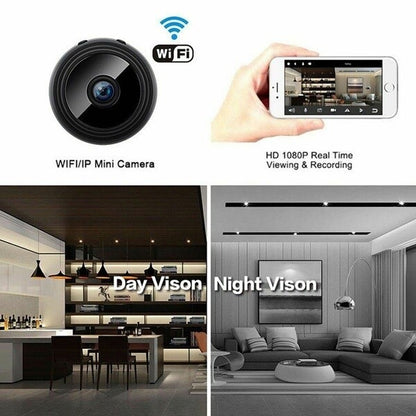Camara De Seguridad Wifi Para Casas IP HD Camaras Inalambricas Vision Nocturna