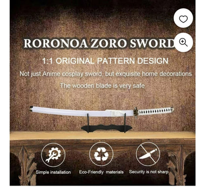 White Handle Bamboo KATANA. 🔥NEW