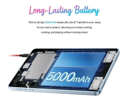 UMIDIGI G1 Tab Mini Android 14 Quad-Core 8" HD Display 3GB+32GB Wi-Fi 6 Tablet