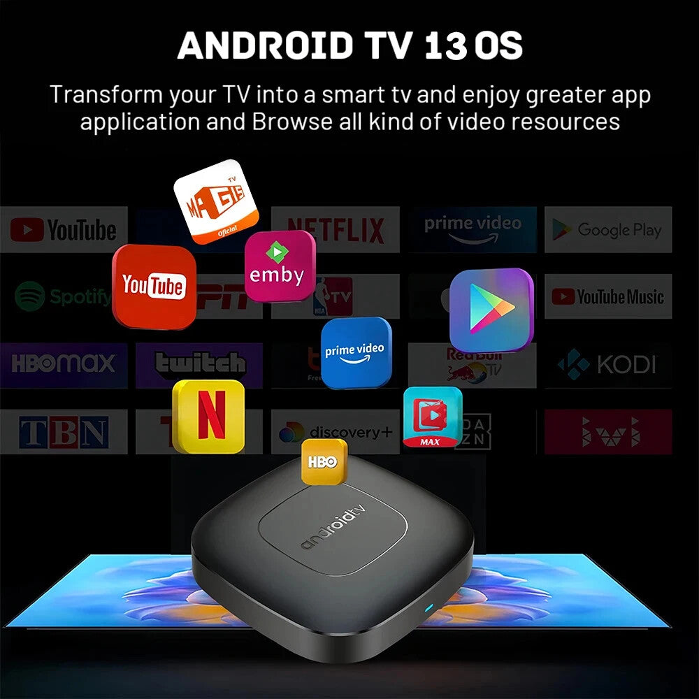 Global Version Mortal Smart Streaming Media Player TV Box AllwinnerH313 Android