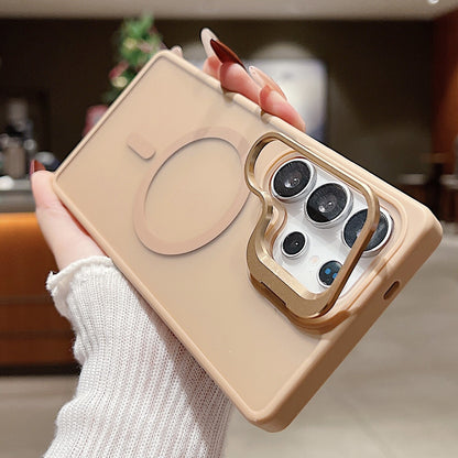 For Samsung S25 Ultra/S25/S24/S23 Mag Safe Magnetic Case Matte Translucent Cover