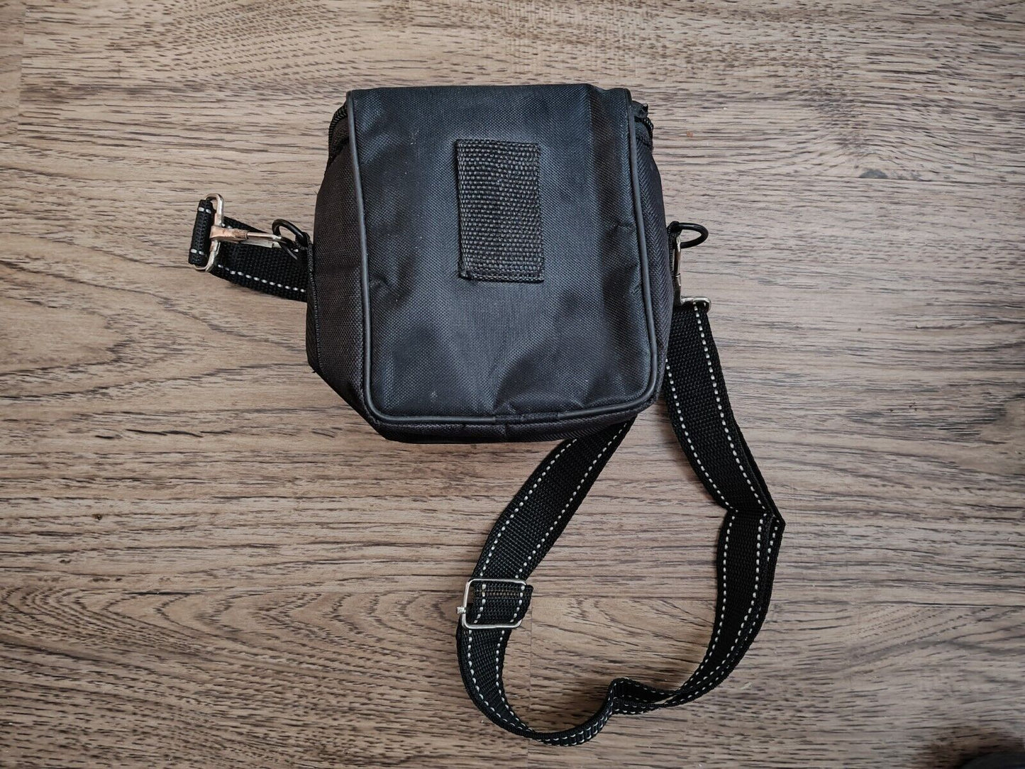 Journey Small Camera Pouch Photo Carry Bag with Strap Black Blue