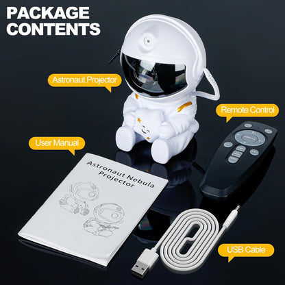 Star Projector Galaxy Night Light - Astronaut Space Buddy Projector with Remote