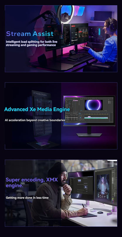 GUNNIR Gaming Graphics Card Intel Arc A770 Photon 16G OC GDDR6 2400Mhz GPU