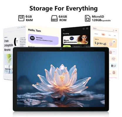 2025 Tablet  10.1" Android 13 Tablet 6+64GB Quad Core 1280×800 HD IPS WIFI