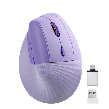Vertical Wireless Mouse Type C Rechargeable Ergonomic USB & Type C Mice