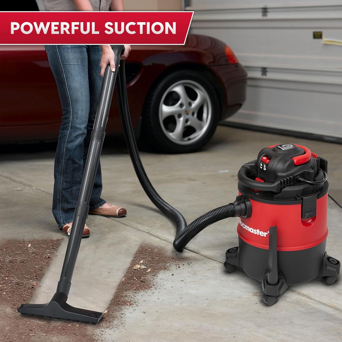 6-Gallon* Wet/Dry Vacuum with Detachable Blower – VBVB611PF 1101