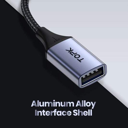 USB-C Type C Male to USB 3.0 Type A Female OTG Adapter Converter Cable Cord 3in
