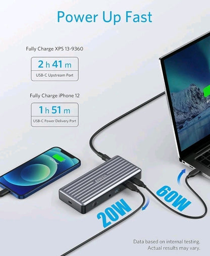 Anker USB C Docking Station A8394 9-in-1 USB-C w/ Power Adapter