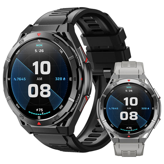 2025 Military Smart Watch (Call Receive/Dial) Rugged GPS Sport Fitness Tracker