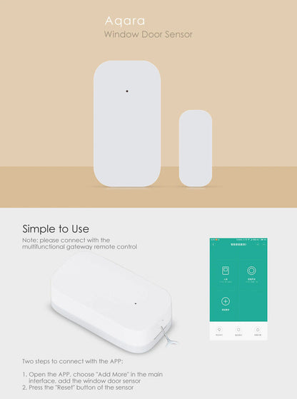 Xiaomi Aqara Door Window Sensor Zigbee Wireless Smart Home Security AppleHomeKit
