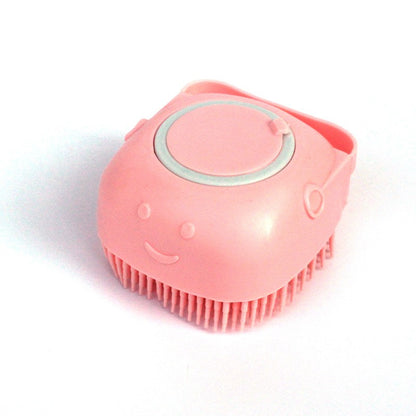 Silicone Dog Bath Massage Gloves Brush Pet Cat Bathroom Cleaning Tool Comb Brush
