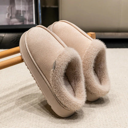 Cosy Fluffy Slippers - Soft Plush Indoor Shoes for Women Winter Warm Comfy Wear