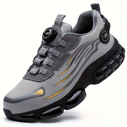 Best Indestructible Safety Work Shoes Steel Toe Breathable Work Boots Mens US