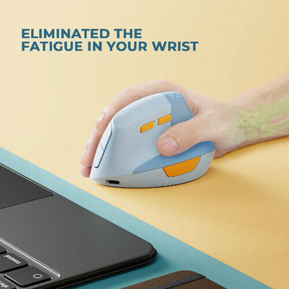 Vertical Wireless Mouse Type C Rechargeable Ergonomic USB & Type C Mice