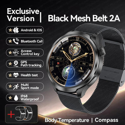 New HUAWEI GPS Sports smartwatch 1.85 AMOLED Screen Bluetooth Call SmartWatchs.