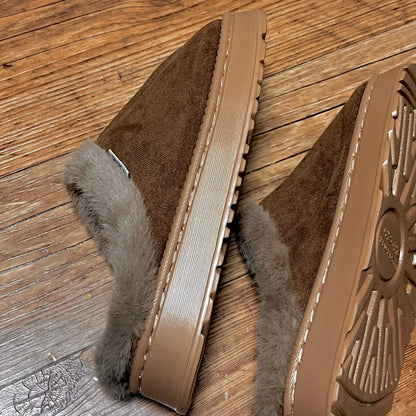 Cosy Fluffy Slippers - Soft Plush Indoor Shoes for Women Winter Warm Comfy Wear