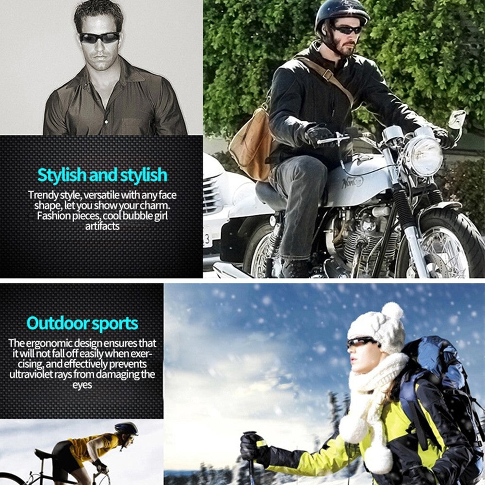 Wireless Bluetooth Glasses Music Headset Audio Hands-free Calls Smart Sunglasses