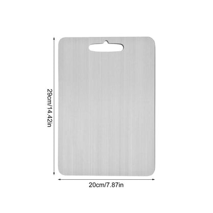Titanium Cutting Board Double-Sided Titanium Cutting Boards for Kitchen Camping