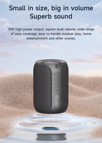 Powerful Bluetooth Speaker, Bass Wireless,LED Light, Outdoor Speakers, Subwoofer