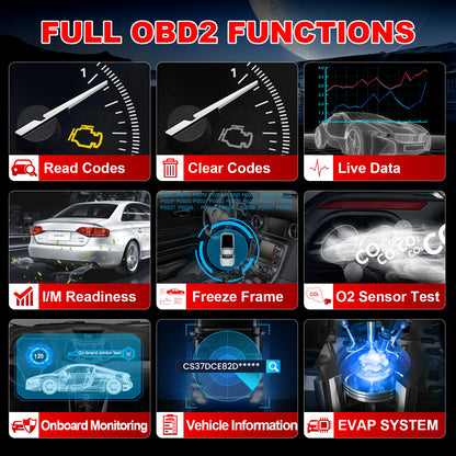 Launch CR300 OBD2 Scanner Code Reader Check Engine Fault Car Diagnostic Tool US