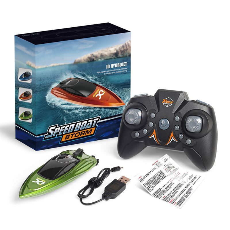 H106 RC Boat for Adult&Kid, 2.4GHz Remote Control Boat with Rechargeable Battery