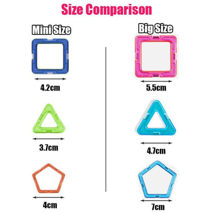 Magnets Toys for Kids Big Size Plus Magnetic Blocks for Children Designer