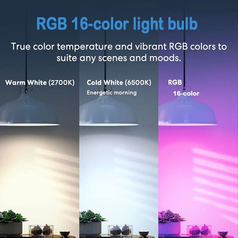 16 Color RGB Bulb LED - Multicolor Bulb - E27 Base - 220V Household Lighting