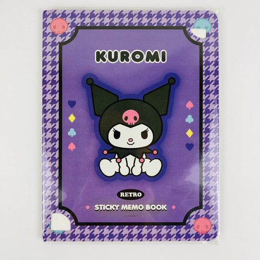 Sanrio Kuromi Hello Kitty Purple Sticky Note Memo Book