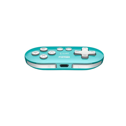 8BitDo Zero 2 Bluetooth Gamepad for Switch, PC, and Android (Blue)