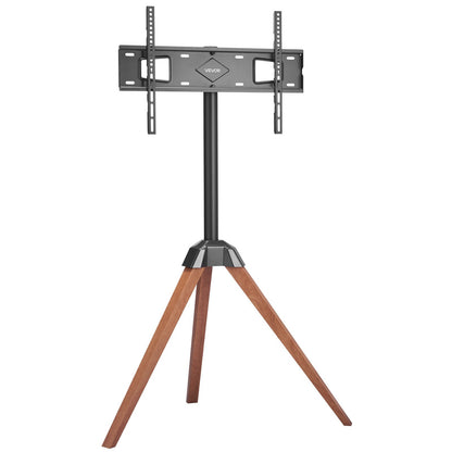 Tripod Easel TV Stand Wood Legs Holds up to 99 lbs for 40-65 Inch Screens