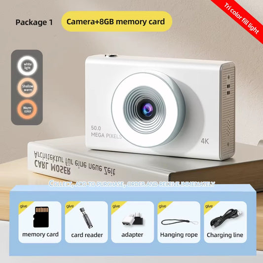 Xiaomi 4K High-Definition Digital Camera with 50MP Autofocus and Retro Design