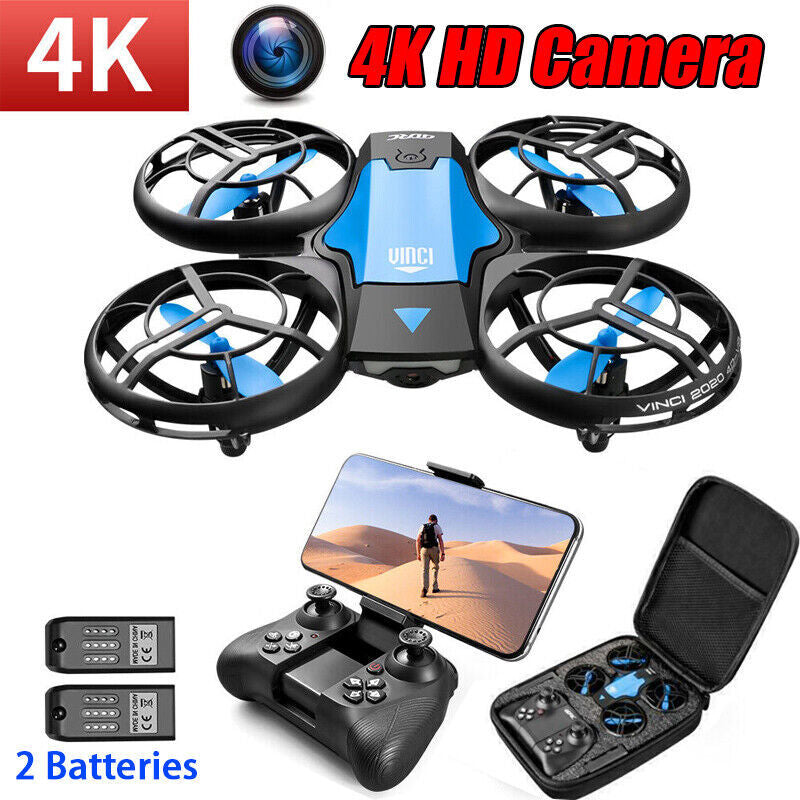 4DRC V8 Mini WIFI FPV Drone 4K HD Camera Quadcopter Gesture Sensing APP Control