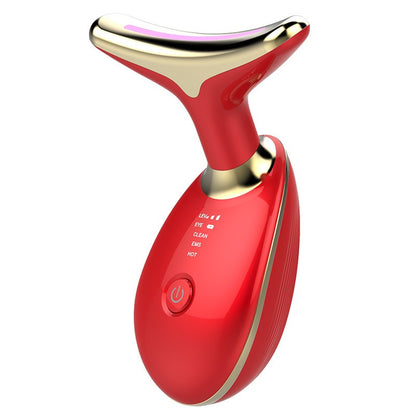 EMS Thermal Neck Lifting And Tighten Massager Electric Microcurrent Wrinkle Remo
