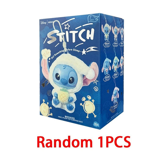 Miniso Stitch Eat Something Before Sleep Series Vinyl Figure Confirmed Blind Box