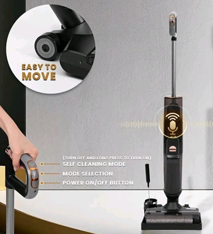 TurboClean Cordless Hard Floor Cleaner Mop and Wet/Dry Vacuum