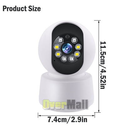 Camara De Seguridad Wifi HD Para Casa Interior Exterior Con Audio y Microfono