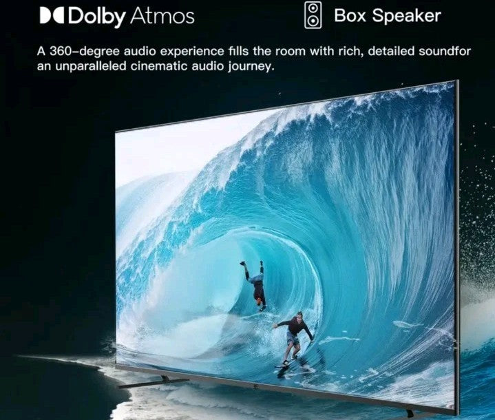 FPD 55-inch Smart TV Google TV 4K UHD with Google Play and Google Cast Built-in
