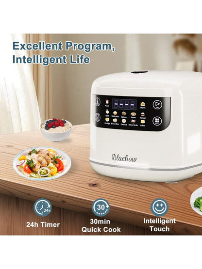 2.1Qt Rice Cooker 12-In-1 Electric Rice Cooker 6-Cup(Uncooked)/12-Cup(Cooked)