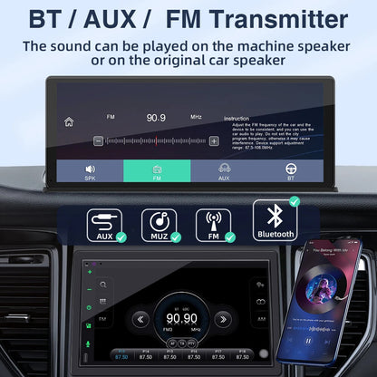 11.3inch Dashcam CarPlay Android Auto IPS Display Bluetooth AUX USB Fit for Benz