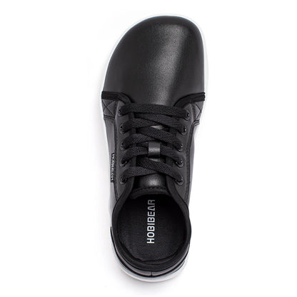 Minimalist Shoes Men Wide Toe Barefoot Shoes Leather Sneakers Lightweight Shoes