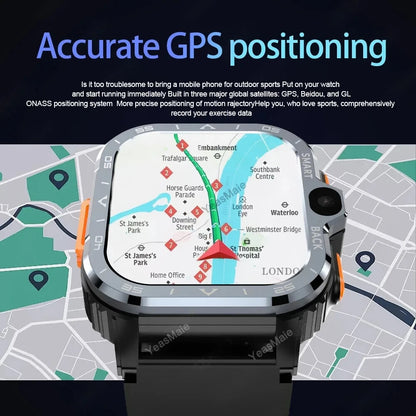 4G Android Smart Watch 2G 16G/64G ROM GPS SIM Card WiFi Dual Camera Smartwatch