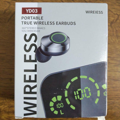 Yd03 Wireless Earphones Bluetooth 5.3 Black