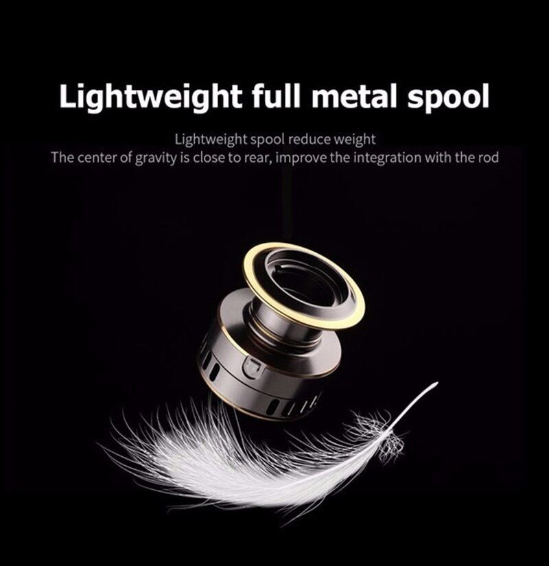 All-metal fishing reel Maximum towing 10kg spinning wheel long-range fishing New