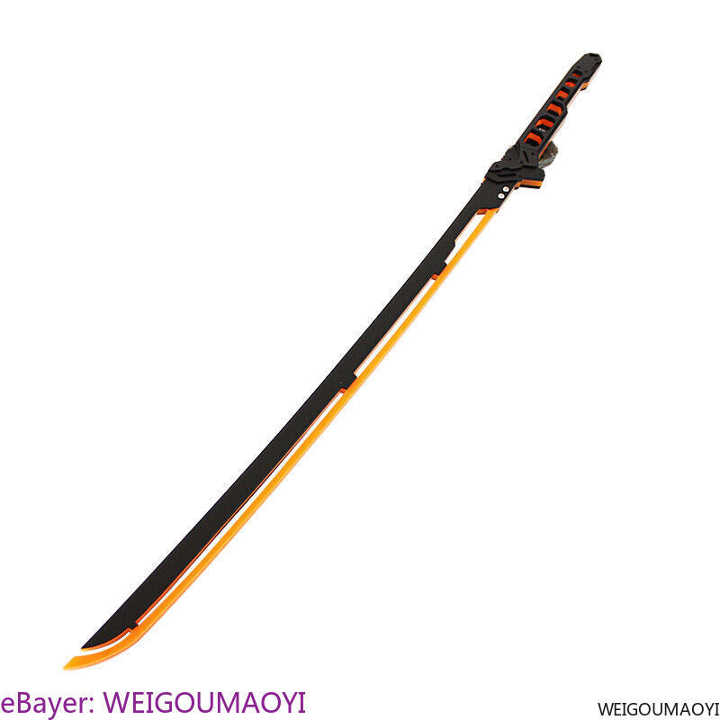 DIY Cyberpunk 2077 Thermal Katana Samurai Blade Functional LED 80cm Cool Prop