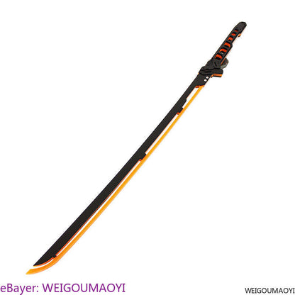 DIY Cyberpunk 2077 Thermal Katana Samurai Blade Functional LED 80cm Cool Prop